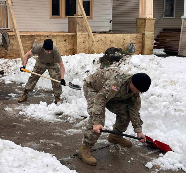 BUFFALO, N.Y. December 30, 2022 NATIONAL GUARD SAVING STORM VICTIMS