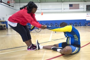 support our troops us navy training camp navy chief stretches